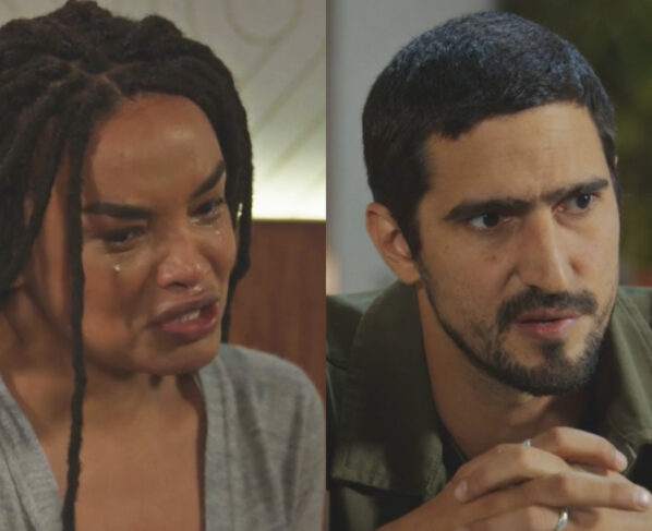 Paulina (Lucy Ramos) e Tom (Renato Góes) em Família é Tudo