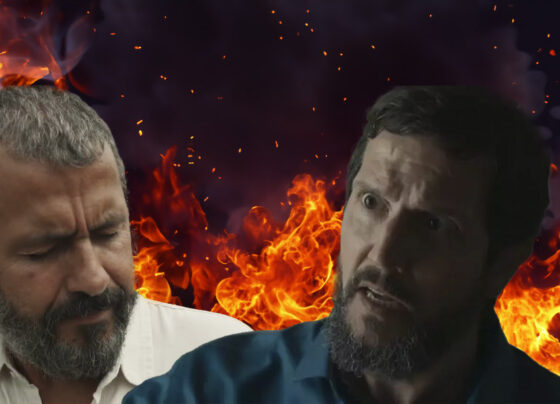 Egídio (Vladimir Brichta) e José Inocêncio (Marcos Palmeira) em Renascer