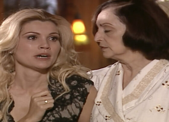 Cristina (Flávia Alessandra) e Débora (Ana Lúcia Torre) em Alma Gêmea