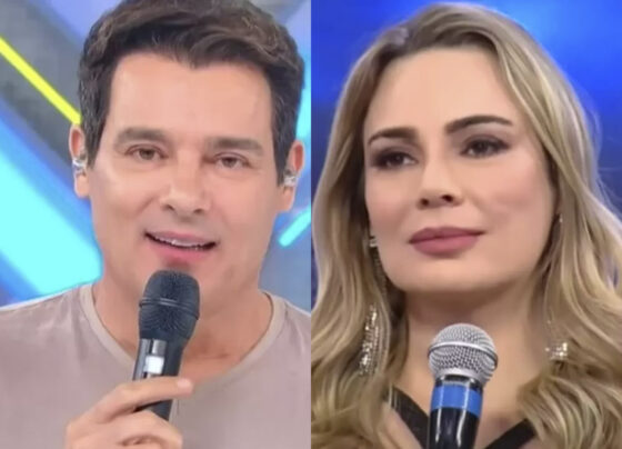 Celso Portiolli e Rachel Sheherazade