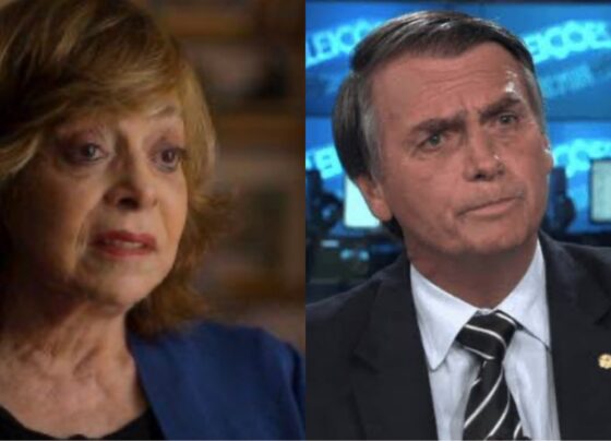 Glória Perez e Jair Bolsonaro