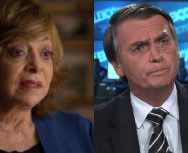 Glória Perez e Jair Bolsonaro