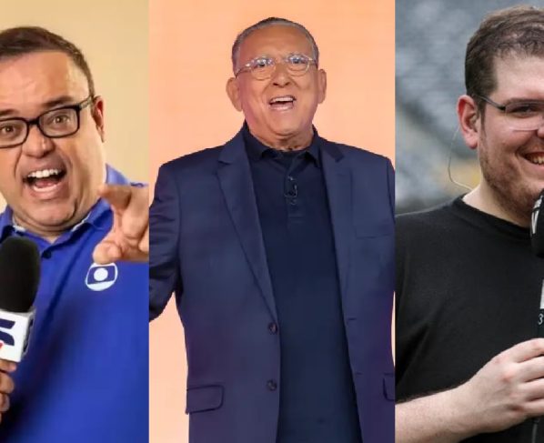 Everaldo Marques, Galvão Bueno e Casimiro Miguel