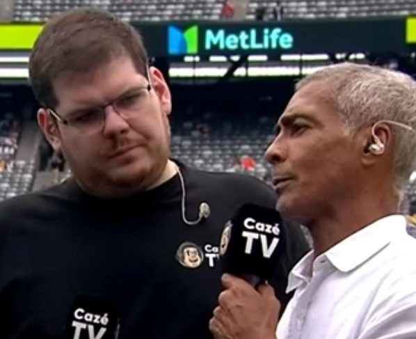 Cachê de Romário na Cazé TV vira motivo de decisão da Justiça