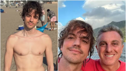 Casado com ator, irmão de Luciano Huck curte praia e web se impressiona com shape