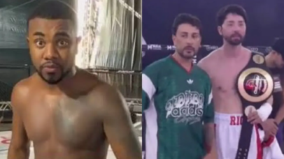 Davi Brito não entra no ringue contra Rico Melquiades e perde luta por W.O.