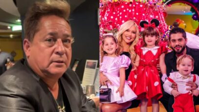 Leonardo, Virginia Fonseca e Zé Felipe com os filhos, Maria Alice, Maria Flor e José Leonardo - Reprodução/ Instagram