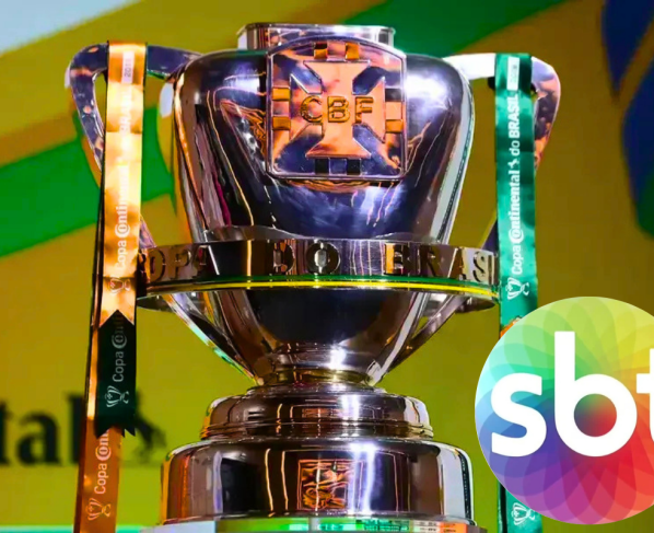 SBT prioriza a transmissão da Copa do Brasil 2027. (Imagem: Lucas Figueiredo - CBF / Divulgação - SBT / Montagem - RD1)