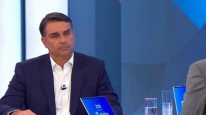 Flávio Bolsonaro no 'Jornal Nacional'