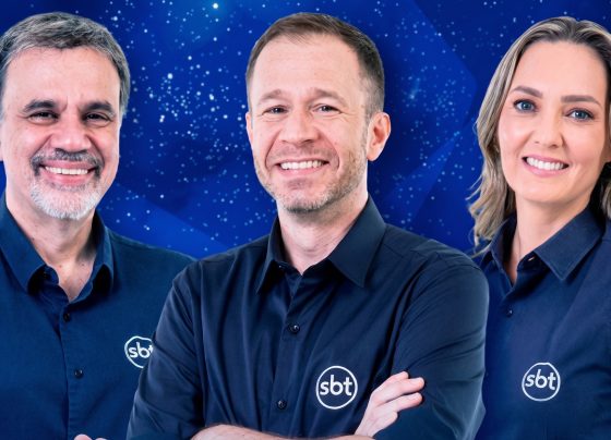 Mauro beting, Tiago Leifert e Nadine Basttos