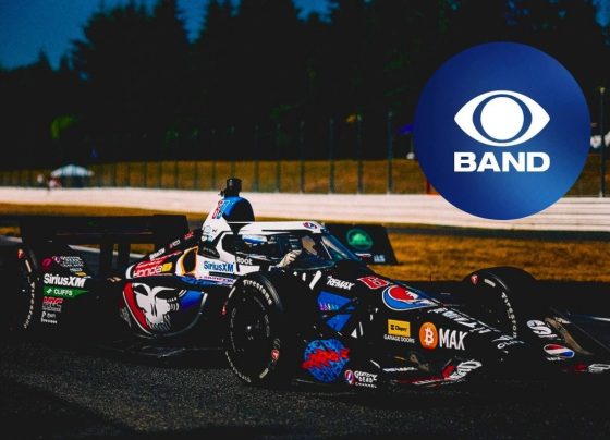 Band assina contrato com Fórmula Indy. (Imagem: Divulgação - indycar - Band / Montagem - RD1)