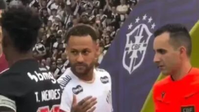 Jogador Neymar é ignorado por Thiago Mendes, craque do Vasco, e momento viraliza nas redes sociais - Reprodução/ Instagram