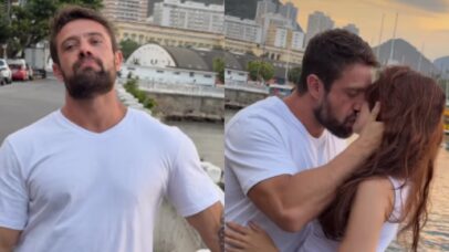 Rafael Cardoso gravou clipe com atriz