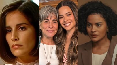 Gloria Pires e Bella Campos, que viveram Maria de Fátima em Vale Tudo