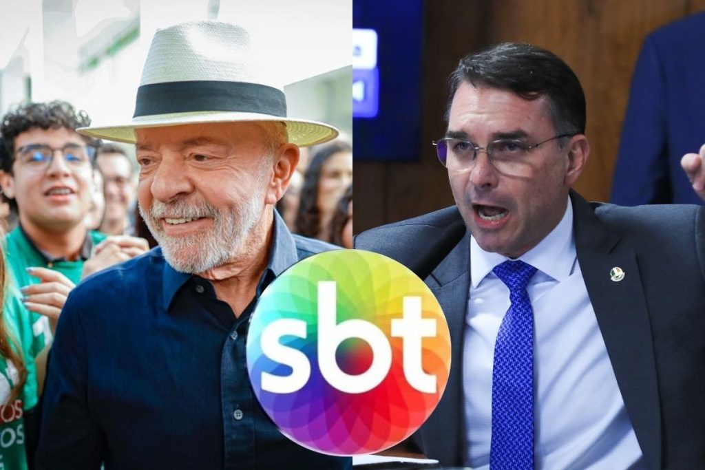 SBT: Lula e Flávio Bolsonaro