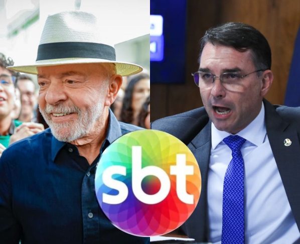 SBT: Lula e Flávio Bolsonaro