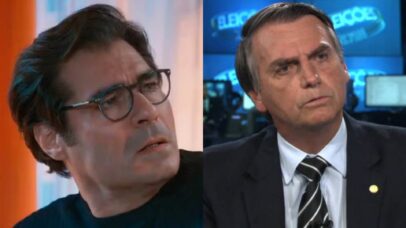 Thiago Lacerda e Jair Bolsonaro