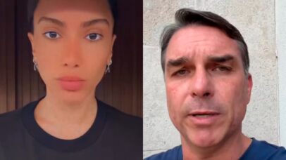 Anitta e Flávio Bolsonaro