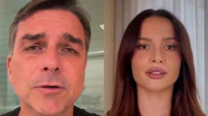 Flávio Bolsonaro e Juliette