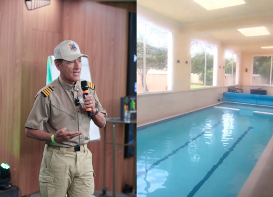 Comandante Hamilton e sua casa exuberante