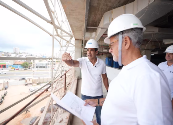 Obras da Arena Multiuso Antônio Balbino, na Boca do Rio, chegam a 80% de execução