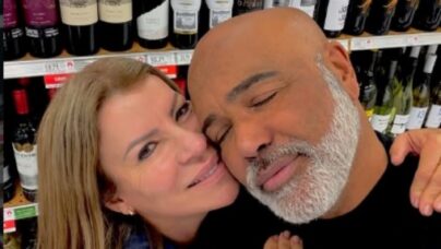 Rick com a esposa, Geralda
