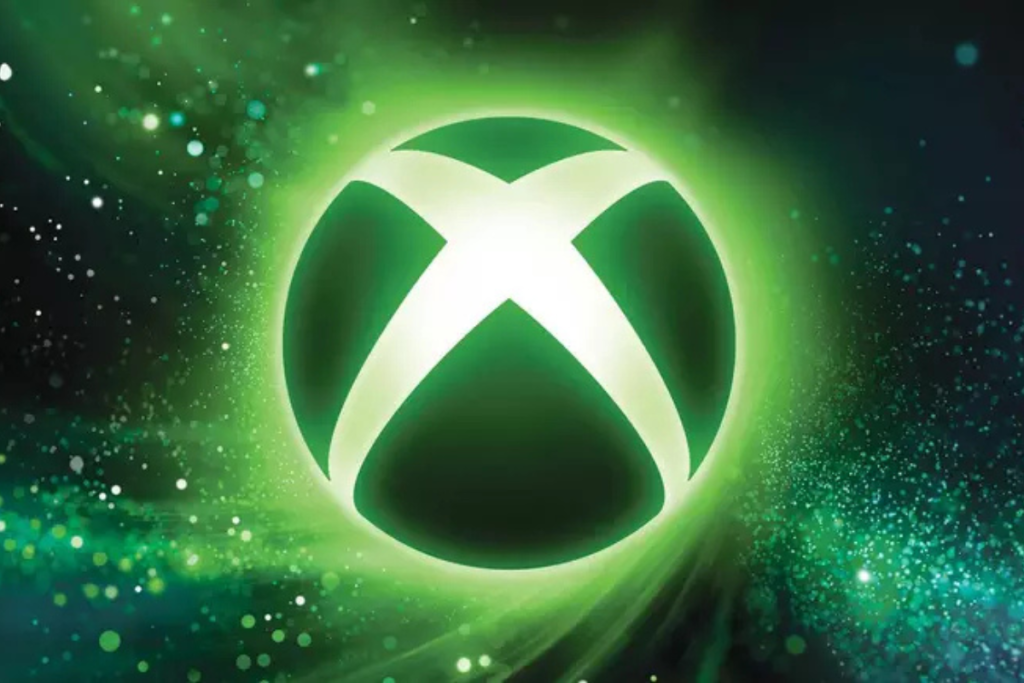 Marca do console Xbox, em tom verde