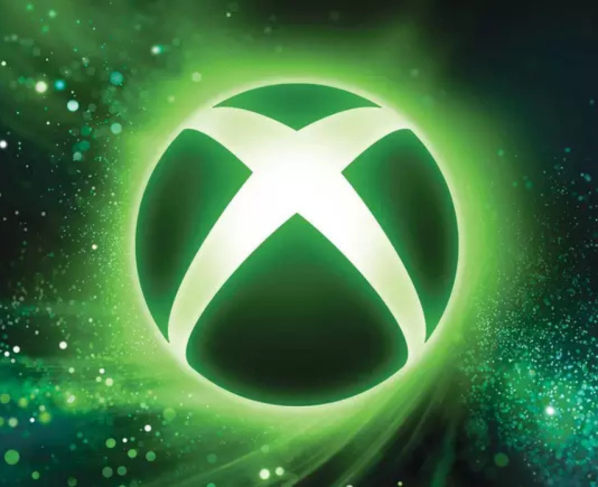 Marca do console Xbox, em tom verde