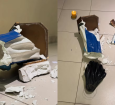 Ato de vandalismo destrói imagem de Santa Dulce dos Pobres dentro de igreja em Salvador