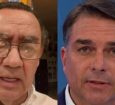 Augusto Cury e Flávio Bolsonaro