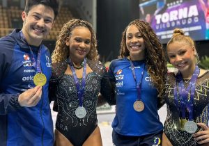 Brasil fecha Copa do Mundo de ginástica com mais cinco