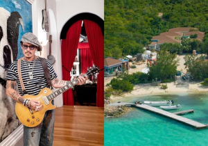 Johnny Depp possui uma casa incrível nas Bahamas