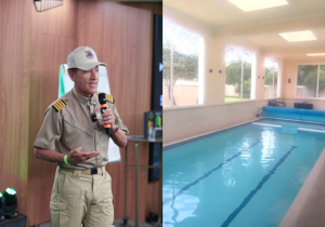 Comandante Hamilton e sua casa exuberante