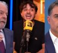 Lula, Renan Santos e Flávio Bolsonaro