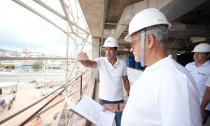 Obras da Arena Multiuso Antônio Balbino, na Boca do Rio, chegam a 80% de execução