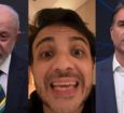 Lula, Renan Santos e Flávio Bolsonaro