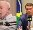 Lula e Flávio Bolsonaro