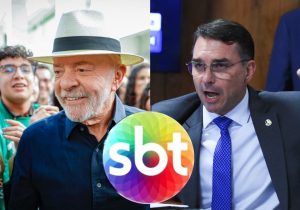 SBT: Lula e Flávio Bolsonaro