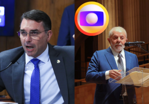 Flávio Bolsonaro e Lula ainda não confirmaram presença no debate da Globo. (Imagem: Lula Marques - Agência Brasil / Cecília Bastos - USP Imagens)